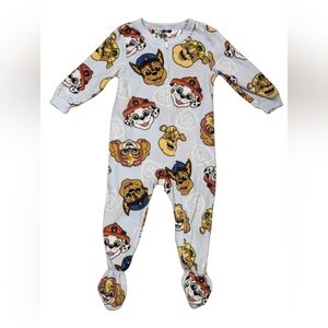 Nickelodeon Paw Patrol Kids Footie - Light Blue and Multicolor